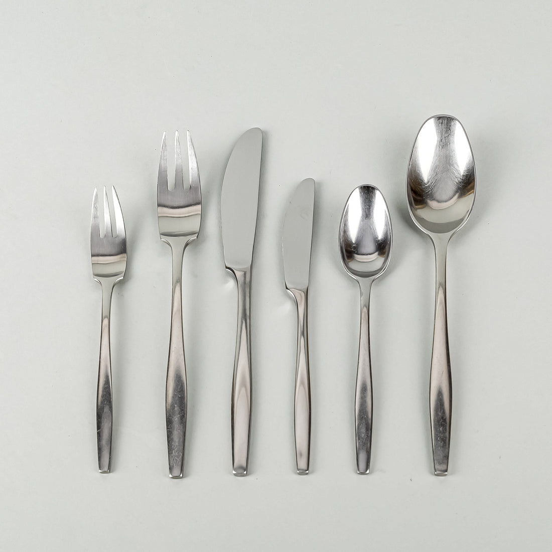 DANSK Variation V Stainless Steel Flatware 11 Place Settings Plus Extras