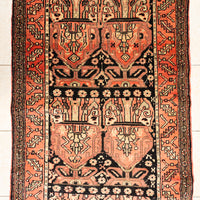 Hand Knotted Wool Ardabil Persian Rug          111"x51"