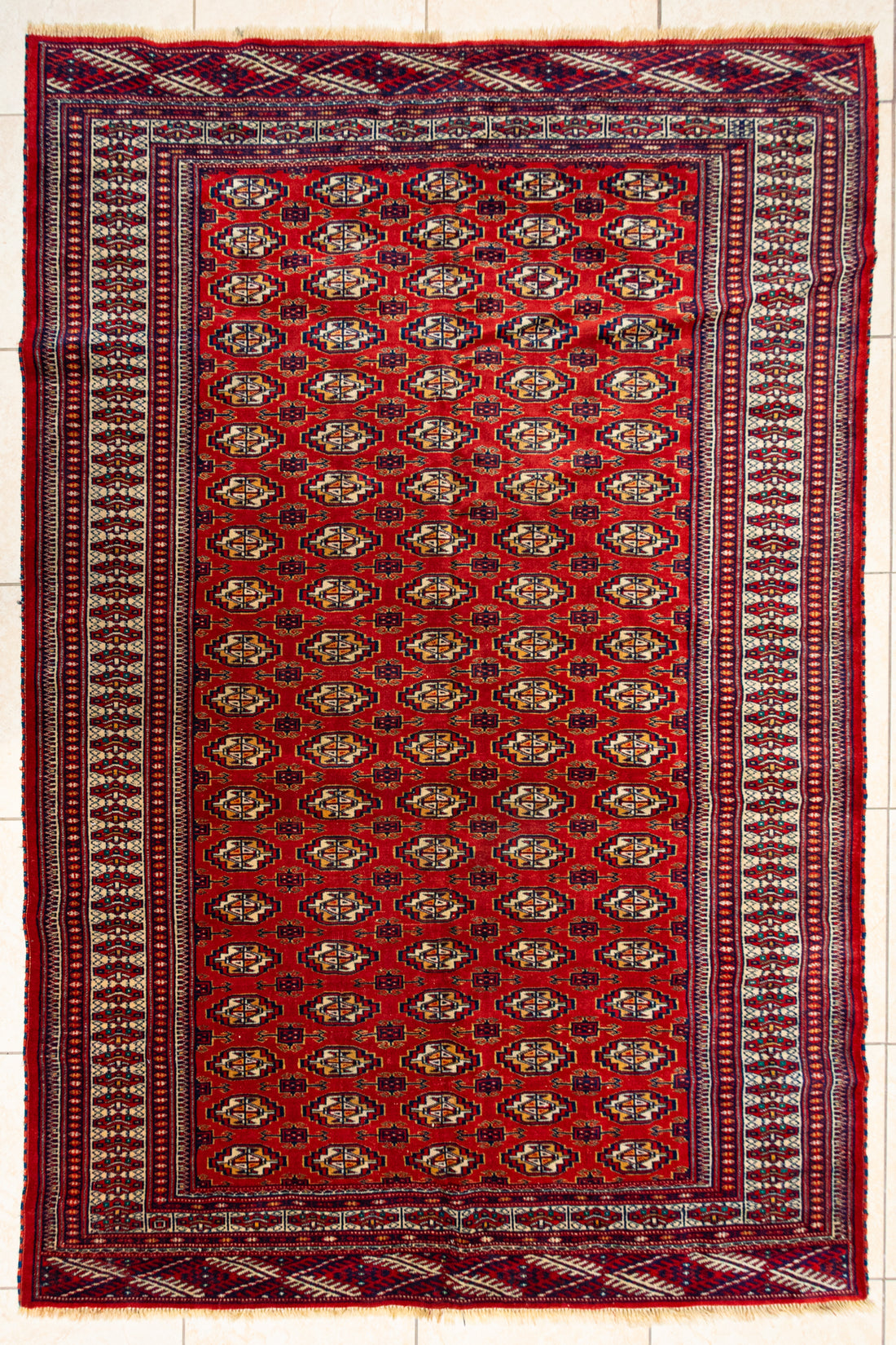 Hand Knotted Fine Knotted Gharache           Rug 96"x64"