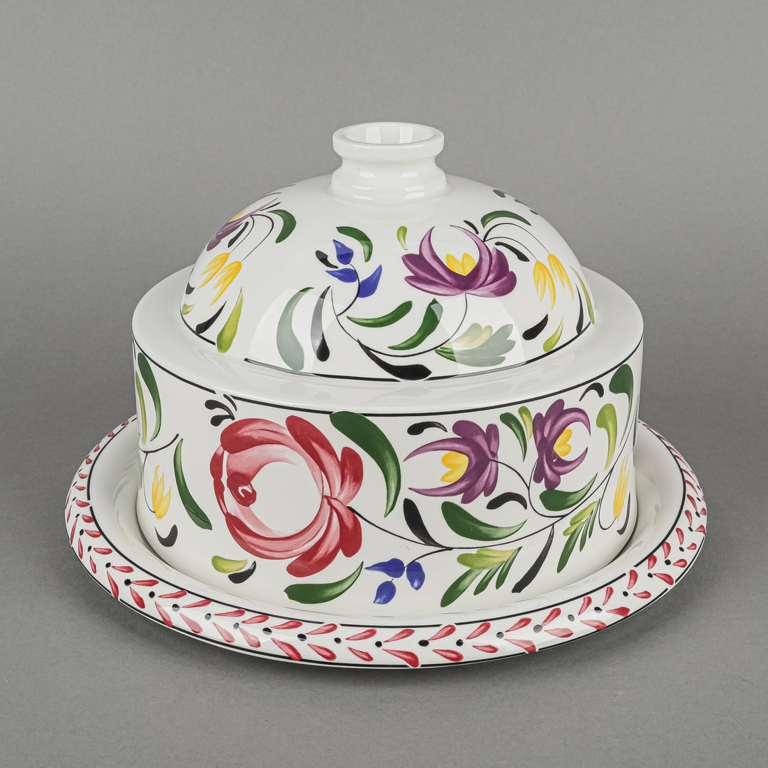 PORTMEIRION Welsh Dresser Cheese Dome & Stand