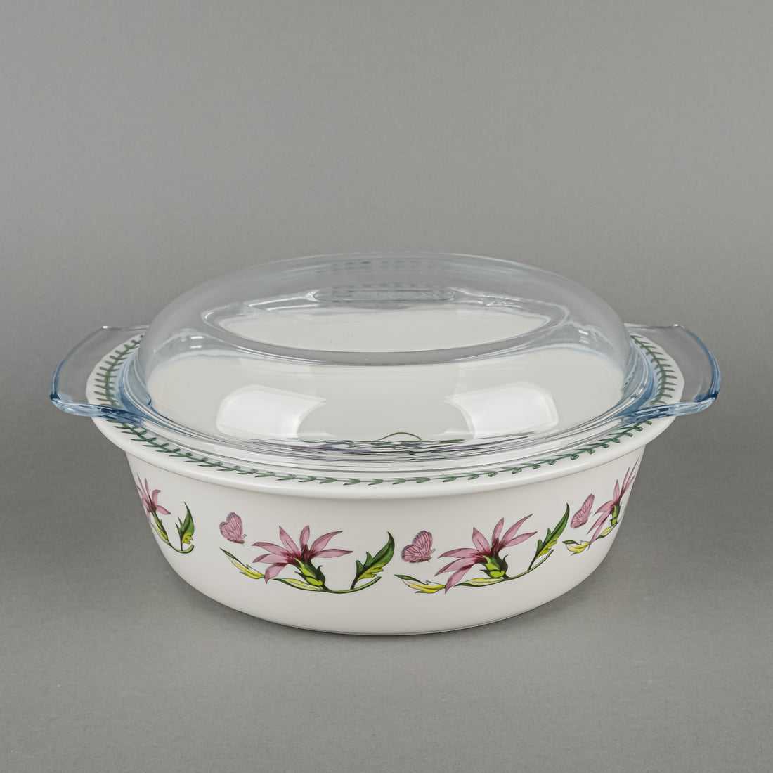 PORTMEIRION Botanic Garden Fire & Ice Round Casserole