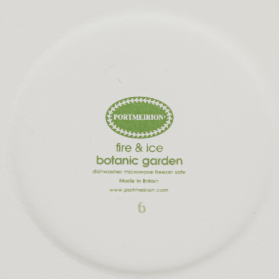 PORTMEIRION Botanic Garden Fire & Ice Round Casserole