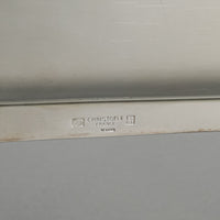 CHRISTOFLE Rubans Silver Plate Tray