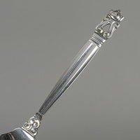 GEORG JENSEN Acorn Sterling Salad/Dessert Forks Set of 3