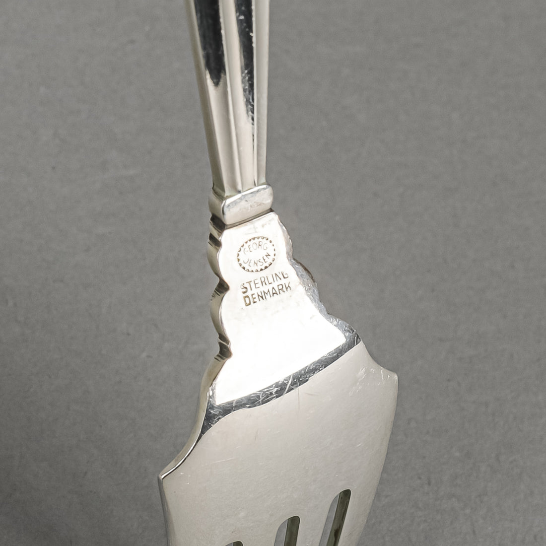 GEORG JENSEN Acorn Sterling Salad/Dessert Forks Set of 3