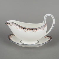 WEDGWOOD Medici R4588 Gravy Boat And Stand