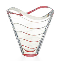 BACCARAT Wave Red Vase
