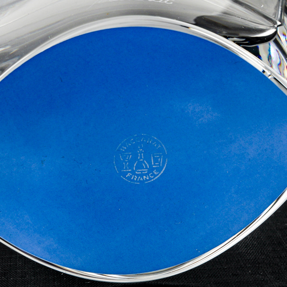 BACCARAT Wave Blue Vase