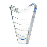 BACCARAT Wave Blue Vase