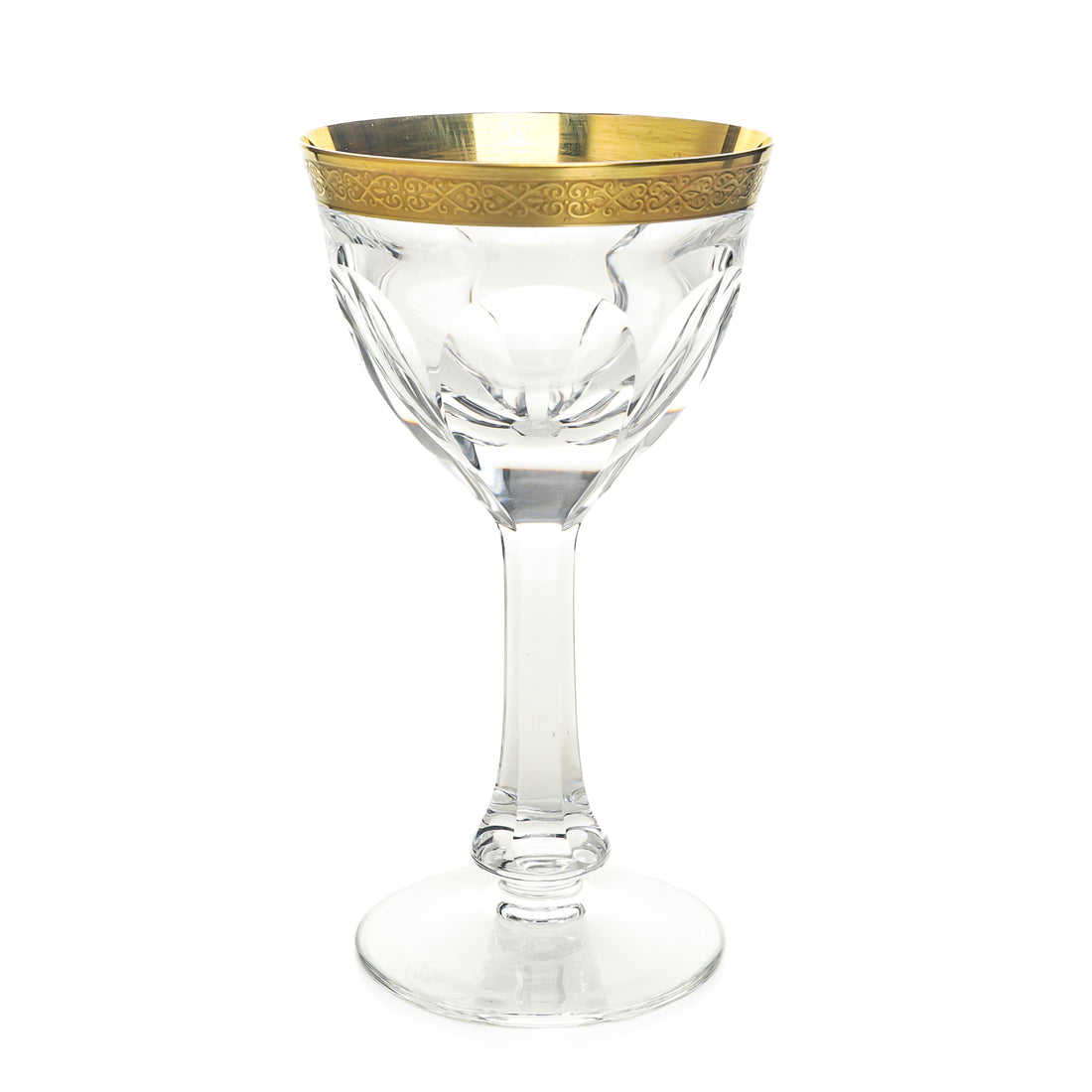 MOSER Lady Hamilton Gold Wine Glasses Set Of 4