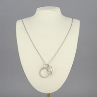 SWAROVSKI Silver Tone Two-Strand Convertible Necklace