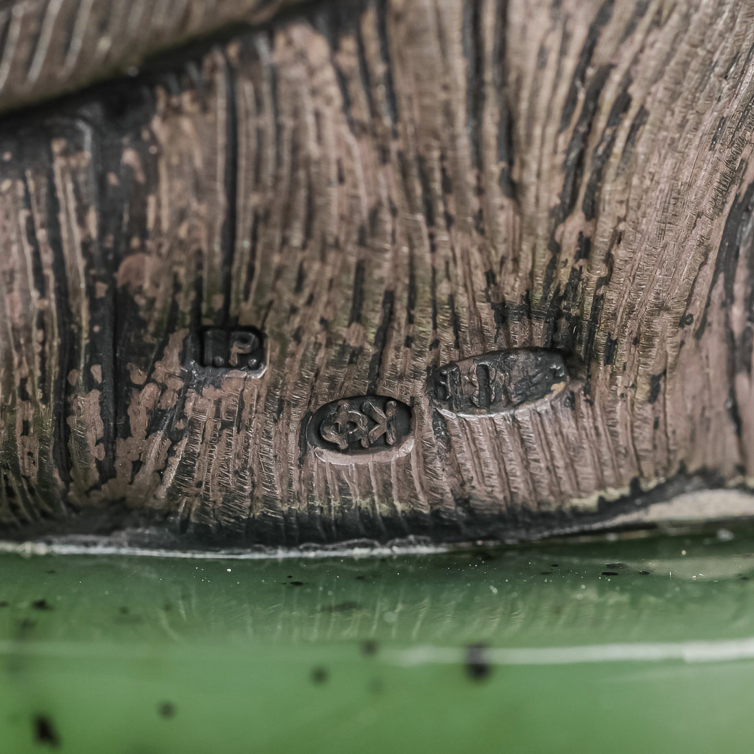 Russian 84 Silver After Faberge Owl With Garnet Eyes