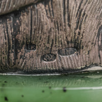 Russian 84 Silver After Faberge Owl With Garnet Eyes