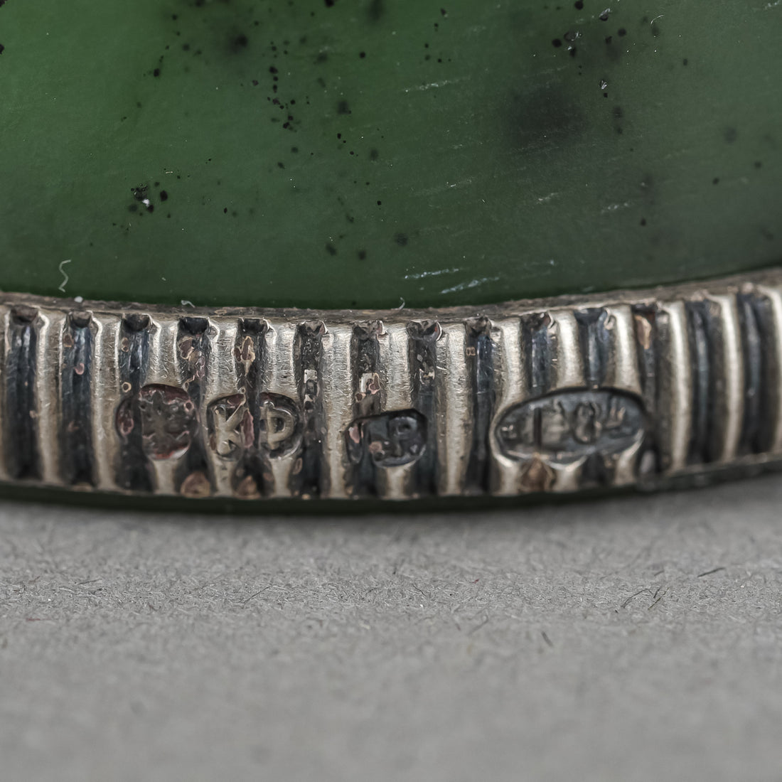 Russian 84 Silver After Faberge Owl With Garnet Eyes