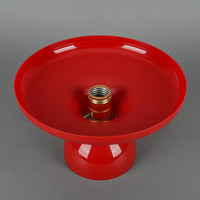 Burman Style Plastic Red And White Mushroom Lamps Set of 2