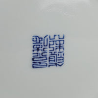 Asian Blue And White Floor Vase