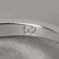 SWAROVSKI Silver Tone Tract Trilogy Ring