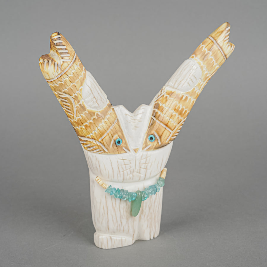 Robert Michael Weahkee (Zuni) "Antler Kitty With Fish"