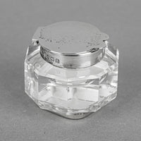 HASSET & HARPER LTD Sterling Mount Crystal Ink Well