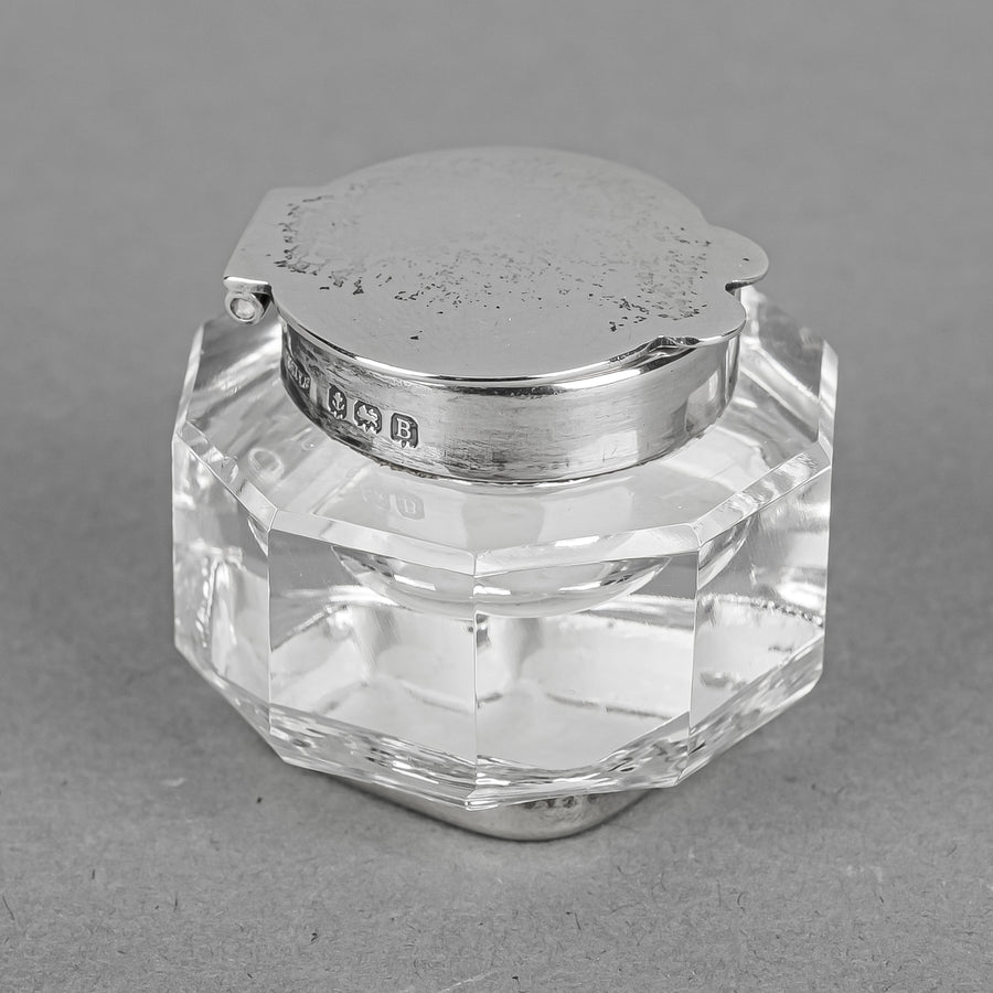 HASSET & HARPER LTD Sterling Mount Crystal Ink Well