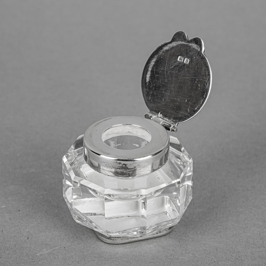 HASSET & HARPER LTD Sterling Mount Crystal Ink Well