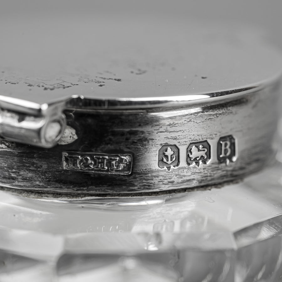 HASSET & HARPER LTD Sterling Mount Crystal Ink Well