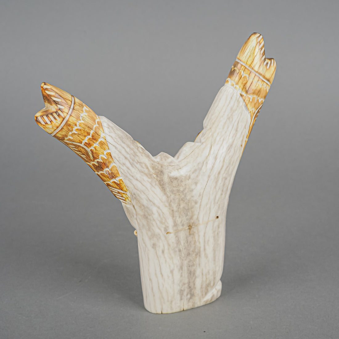 Robert Michael Weahkee (Zuni) "Antler Kitty With Fish"