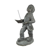 Tad Thunder Bronze Garden Statue - Boy