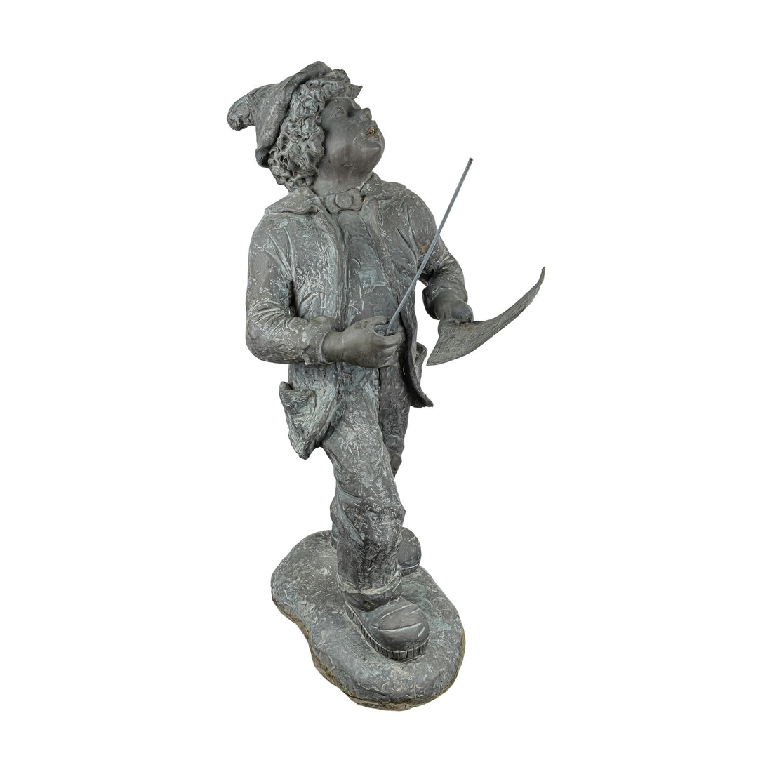 Tad Thunder Bronze Garden Statue - Boy
