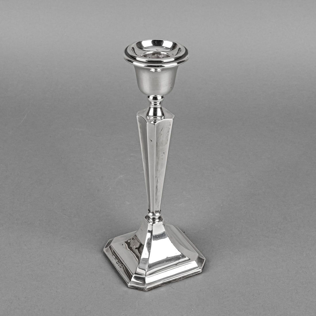 CLARK & SEWELL Sterling Candlesticks Set Of 2