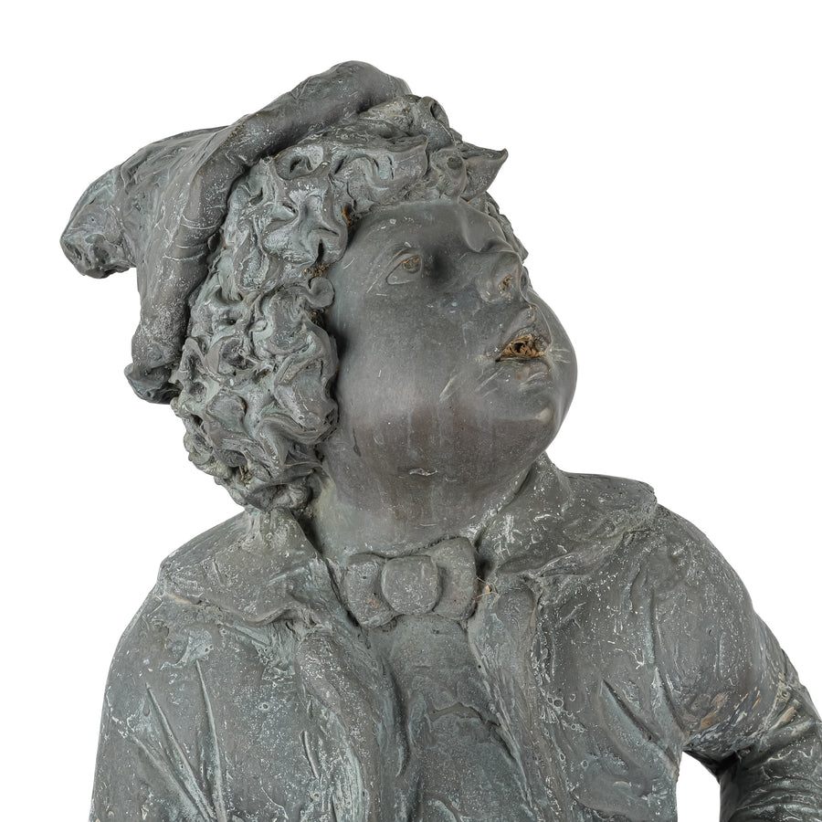 Tad Thunder Bronze Garden Statue - Boy