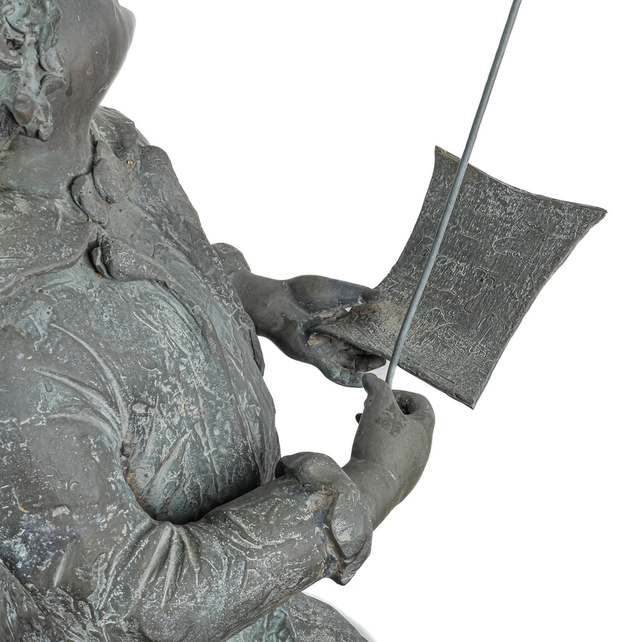 Tad Thunder Bronze Garden Statue - Boy