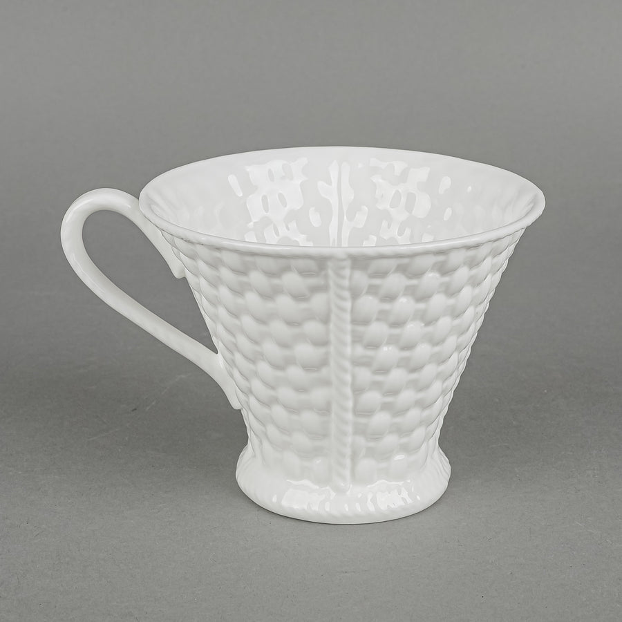 TIFFANY & CO Tiffany Weave Snack Plate And Cup Set Of 3 - 6 Pieces