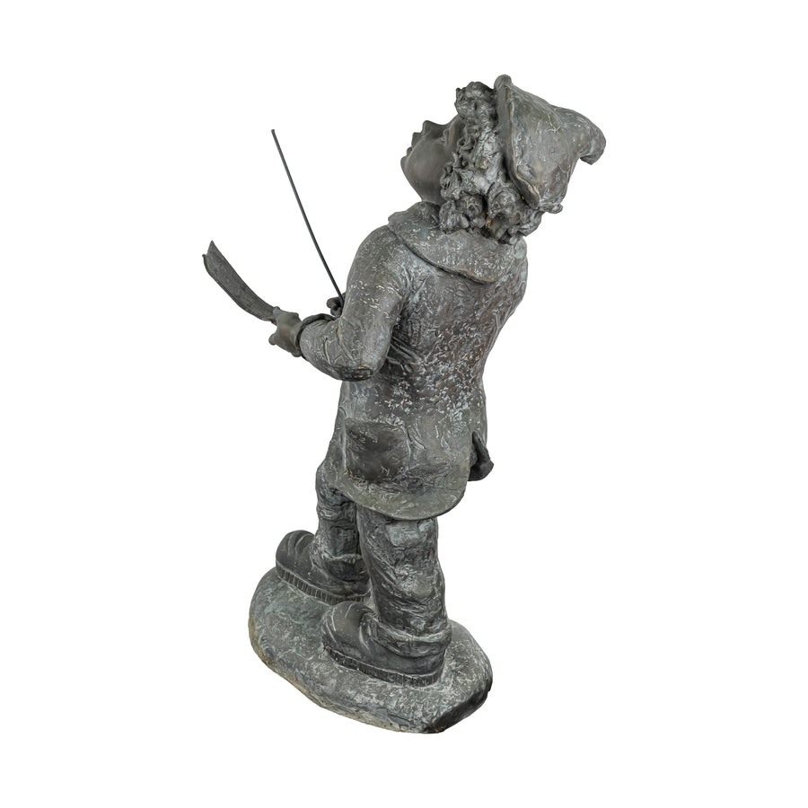 Tad Thunder Bronze Garden Statue - Boy