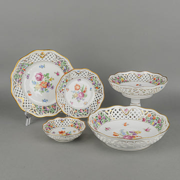 SCHUMANN Dresden Line Pierced Dessert Set 30 Pieces