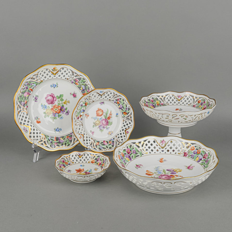 SCHUMANN Dresden Line Pierced Dessert Set 30 Pieces