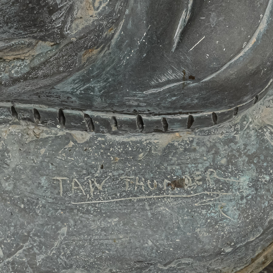 Tad Thunder Bronze Garden Statue - Boy