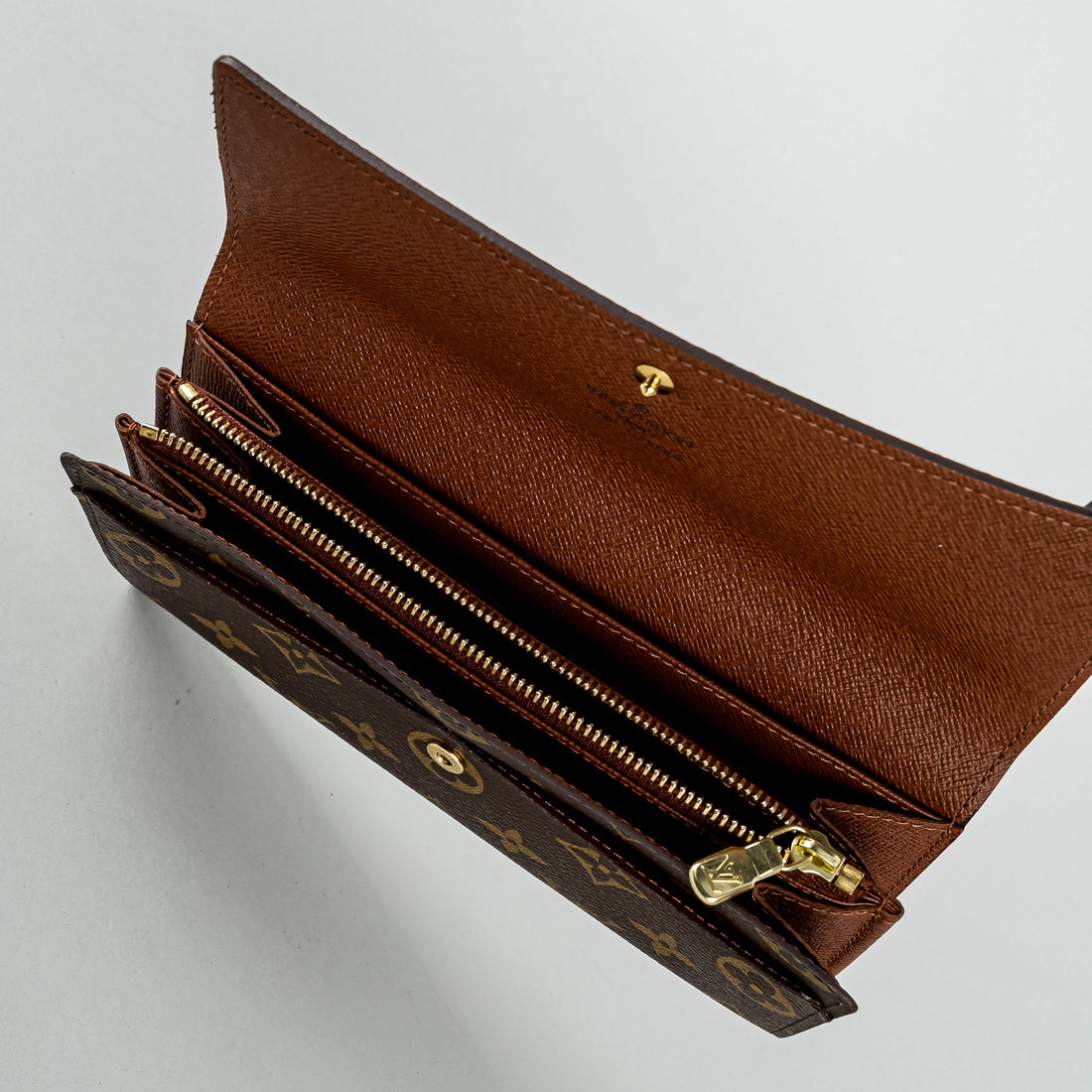 LOUIS VUITTON Monogram Portefeuille Sarah Wallet