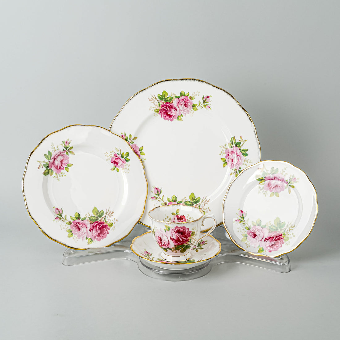 ROYAL ALBERT American Beauty 8 Place Settings