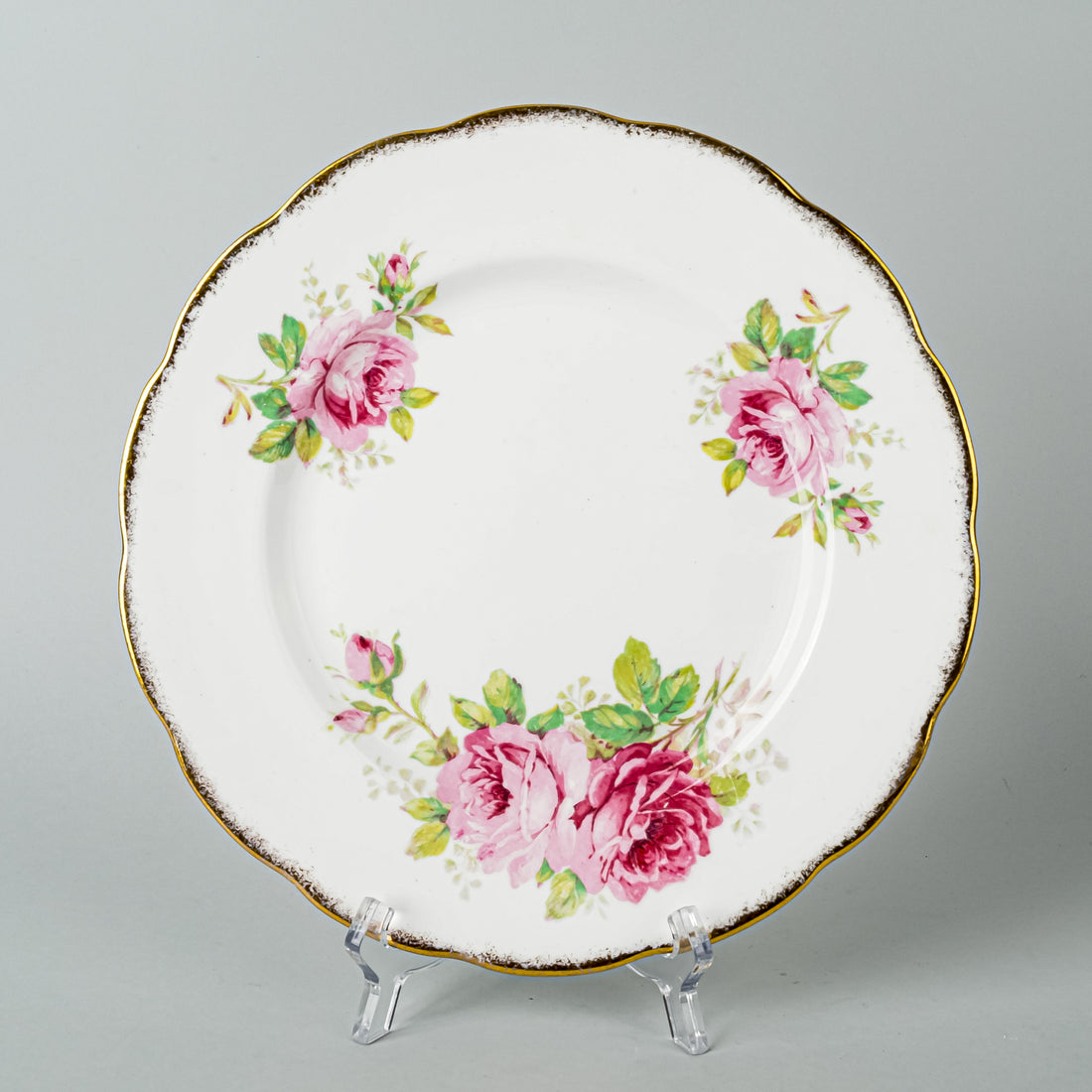 ROYAL ALBERT American Beauty Luncheon Plates Set of 4