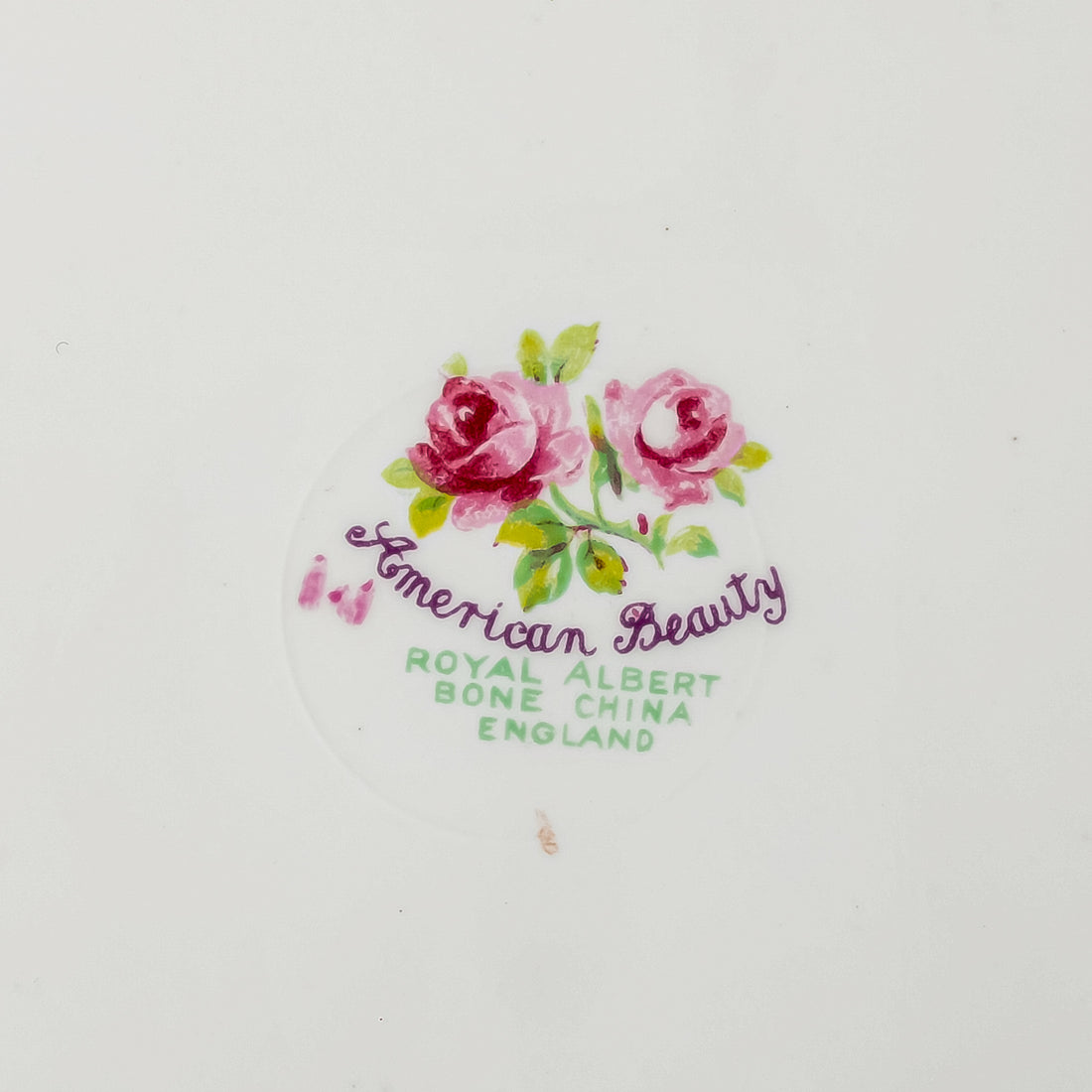ROYAL ALBERT American Beauty Luncheon Plates Set of 4