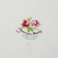 ROYAL ALBERT American Beauty Luncheon Plates Set of 4