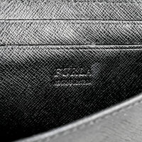 FURLA Black Leather Wallet On Chain Handbag