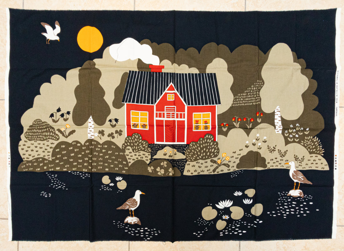 Tampella Finland Suvikumpu Silksreen Fabric Wall Art