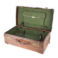 Vintage Crocodile Leather Suitcase