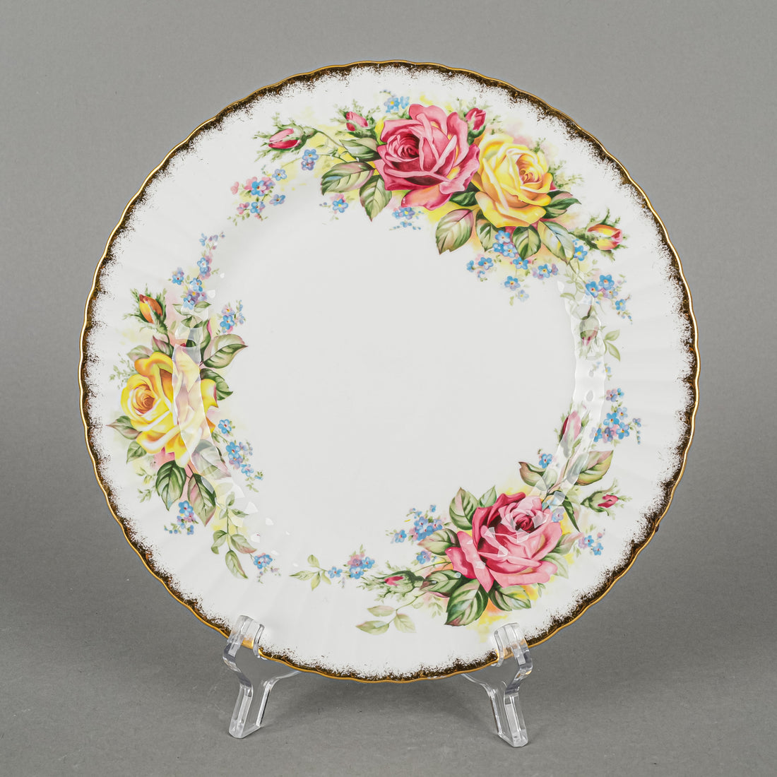 PARAGON Grandma Roses Salad/Dessert Plates Set of 6
