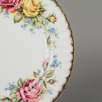 PARAGON Grandma Roses Salad/Dessert Plates Set of 6