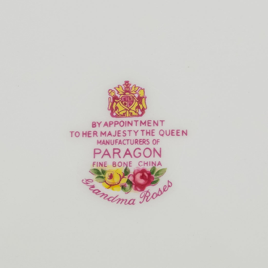 PARAGON Grandma Roses Salad/Dessert Plates Set of 6