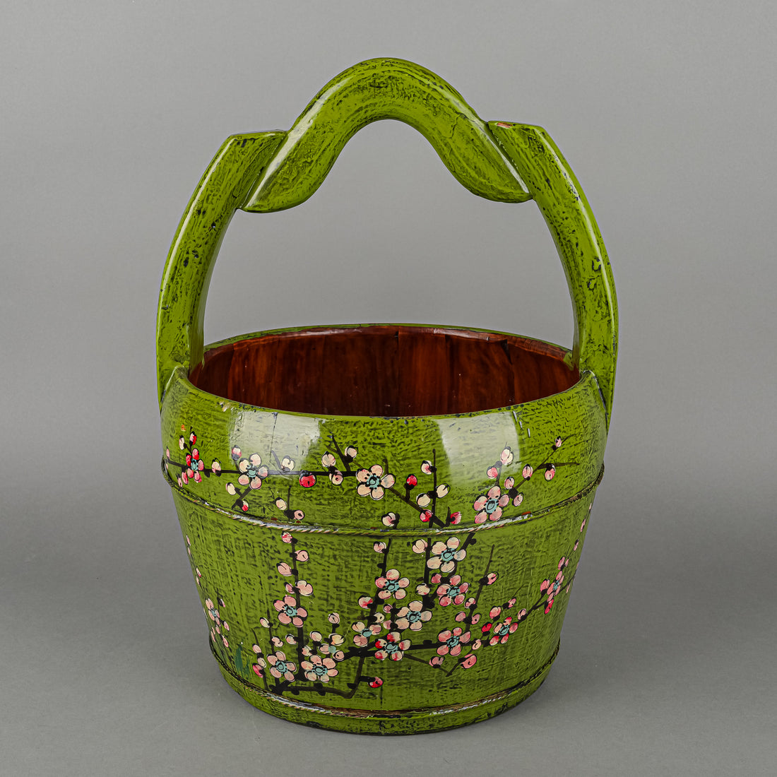 Asian Painted Water Bucket
