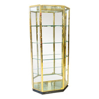 Modern Brass Plate Display Case